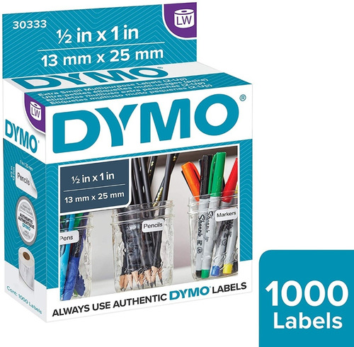 Rollo Etiquetas Para Precios Dymo Lw 30333 13x25mm X1000