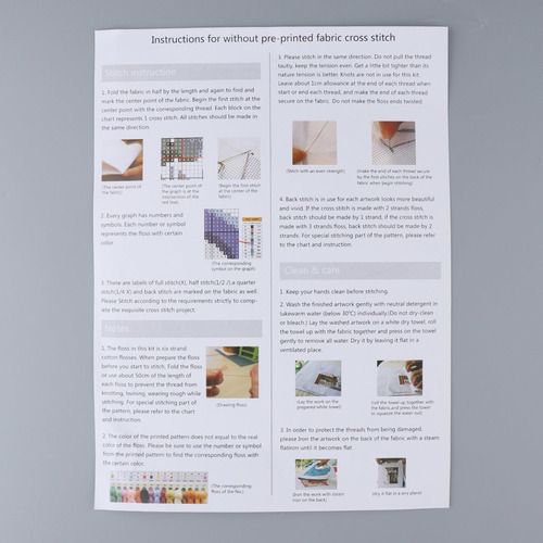 Kit De Costura Impresso Farm Scene Para Iniciantes E Adultos