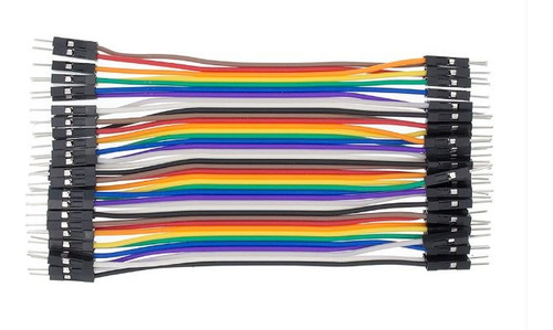 Cables Jumpers M-m 10cm X40 Unidades