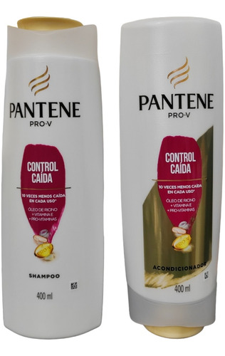 Pack De Shampoo + Acond Pantene Pro-v Control Caida 400ml Cu