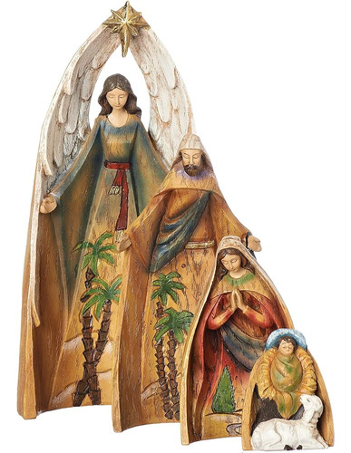 Escena De La Natividad De La Sagrada Familia Romana Figura D