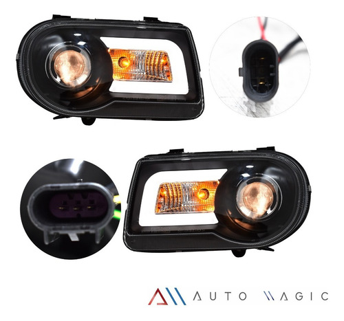 Faros 300c Con Tubo De Led 2005 2006 2007 2008 2009 2010