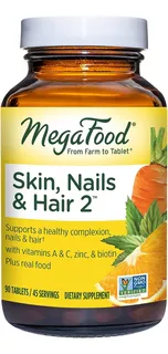 Megafood | Skin, Nails And Hair 2 | 90 Tablets