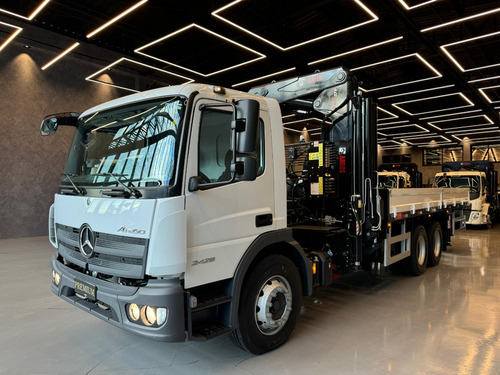Caminhão Mb Atego 2429 6x2 2025 Guindaste Munck Argos 45t