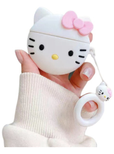 Case Compatible AirPods Pro 3ra Generacion Hello Kitty Pink