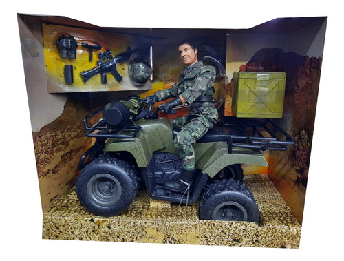 Figura Soldado En Cuatri Articulado C/accesorios ELG 90025