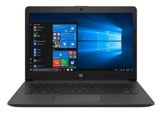 Laptop HP 240 G7 plateado ceniza oscuro 14", Intel Celeron N4100 4GB de RAM 500GB HDD, Intel UHD Graphics 600 1366x768px Windows 10 Home