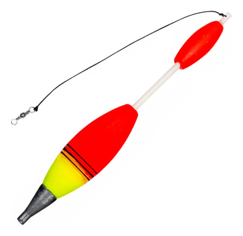 Boia De Arremesso Ref. 31 60g - Boias Barão Cor Vermelho/amarelo