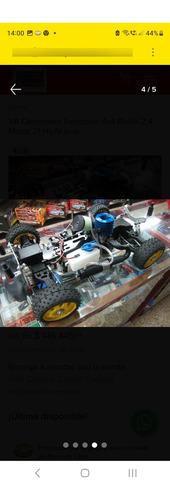 1/8 Camioneta Explosion 4x4 Radio 2.4 Motor 21 Hs Nuevo