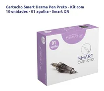 Comprar Cartucho Smart Derma Pen Preto 01 Agulhas Cu002Fanvisa Cx Cu002F10un
