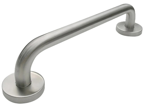 Imagen 4 de 4 de Manija Puerta-baño Barra De Seguridad Acero Inox 19 X 700 Mm