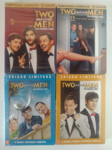 Imagem 2 de 7 de Box Dvd 2 Homens E Meio 9ª 10ª 11ª Temp. Lacrado De Fábrica