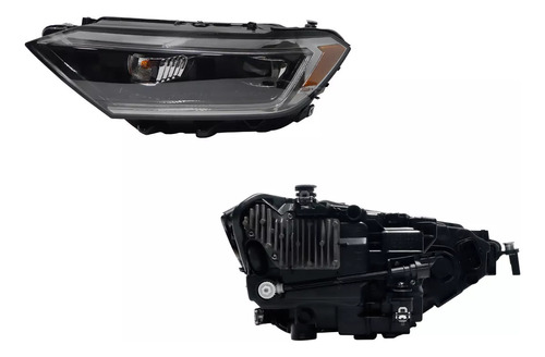 Faro Negro Ambar C/ Lupa C/ Led Dfzn Jetta A7 Gli 2019