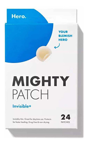 Mighty Patch Invisible 24pcs Hero Cosmetics, Parches Acne Momento de aplicación Día/Noche Tipo de piel Todo tipo de piel