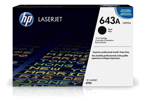 Toner Hp Q5950a Negro Impresora 4700 