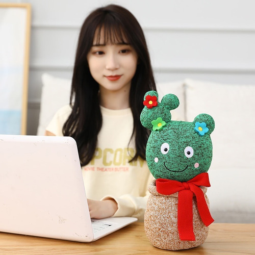 Peluche Cactus Dorama Coreano Start Up Susy Joo Hyuk 35cm Verde (Usado)
