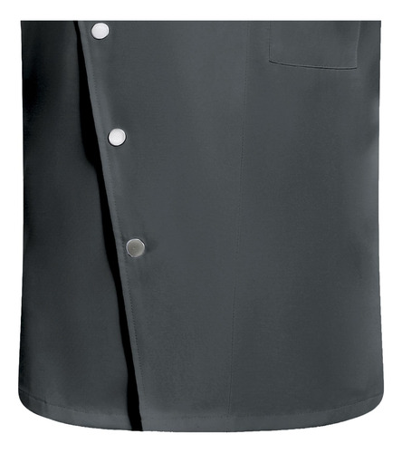 Chef Coat Jacket Snap Button Ropa Uniforme 2xl Talla Gris
