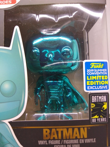 Funko Pop Batman Cromado Azul 144 Exclusivo | Envío gratis