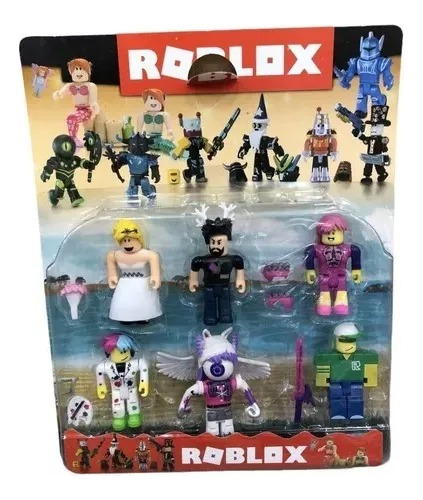 Set Roblox Blíster X6 Muñecos + Accesorios Boda Casamiento