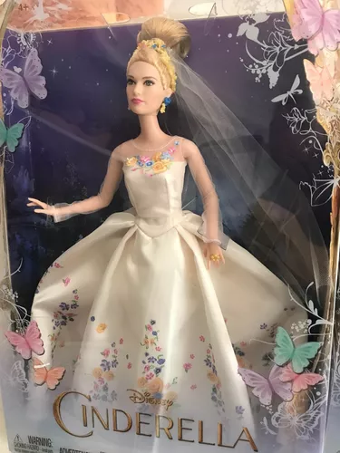 Vestido Cinderela Noiva Para Boneca Barbie + Acessórios 04a