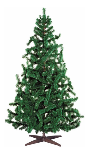 Árbol De Navidad Mediterráneo Verde 2.20 Mts