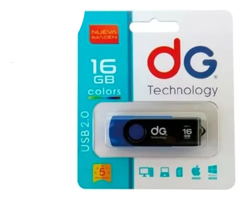 Memoria Usb 2.0 Marca Technology De 16gb