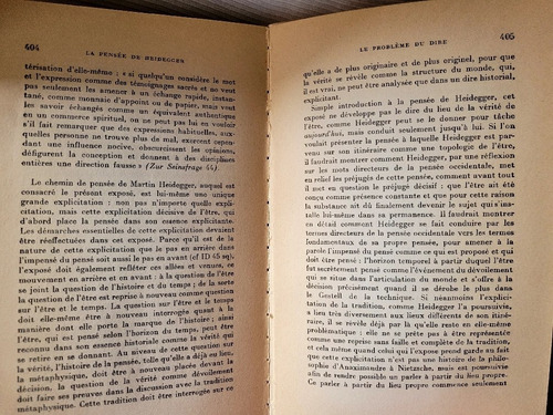 La Pensee De Heidegger Otto Poggeler Aubier Montaigne