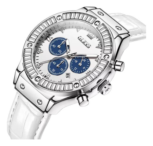 Reloj Olevs Fashion Chronograph Luminous De Piel