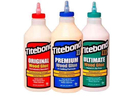 Kit 3 Colas P/mdf Titebond 946ml Original  + Ii Premium 