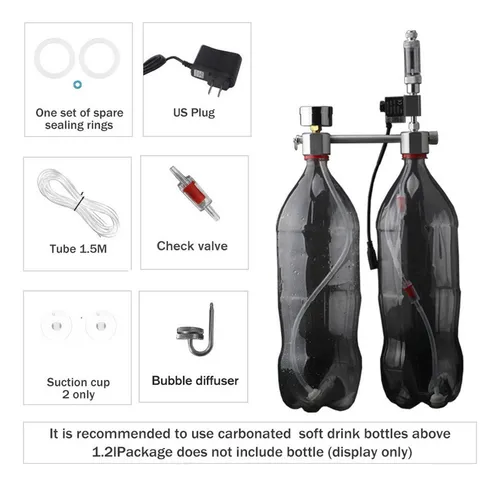 Sistema Generador De Co2 Para Acuarios Diy