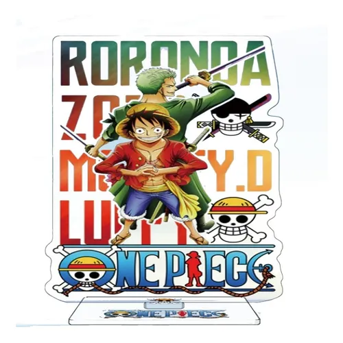 comprar Figura Acrílico One Piece Roronoa Zoro Monkey D Luffy Anime