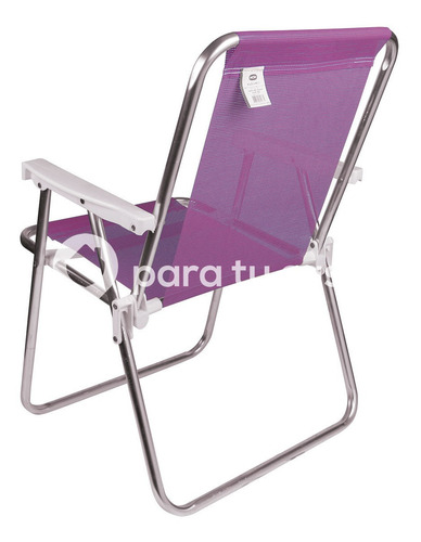 Imagen 3 de 10 de Sillon Playa Camping Pescador Aluminio Sannet Mor