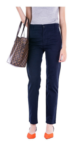 Imagen 1 de 3 de Pantalón Gabardina Tiro Alto Mujer  - B A Jeans