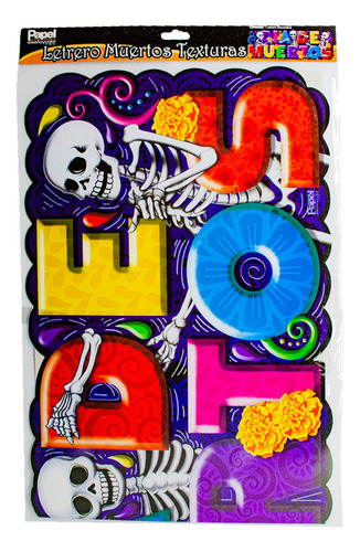 Letrero Día De Muertos Texturas