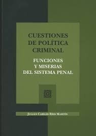 Libro Cuestiones De Polã­tica Criminal