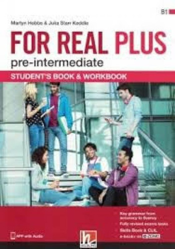 For Real Plus Pre-intermediate Student´s Pack + E-zone, De Vários Autores., Vol. S/n. Editorial Helbling Languages, Tapa Blanda En Inglés, 9999