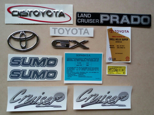 Toyota Prado Sumo Cruiser Emblemas Y Calcomanias 