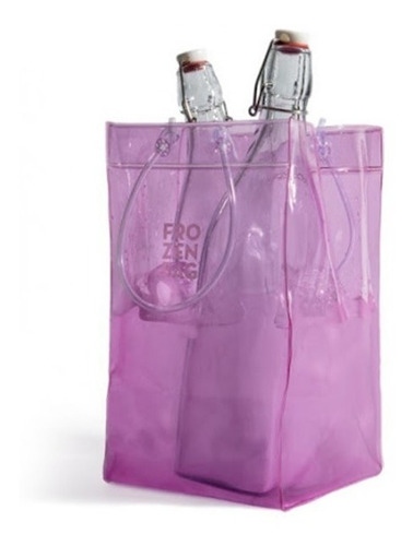 Imagen 3 de 4 de Frapera Plegable Portatil Frozen Bag Xl Para 2 Botellas