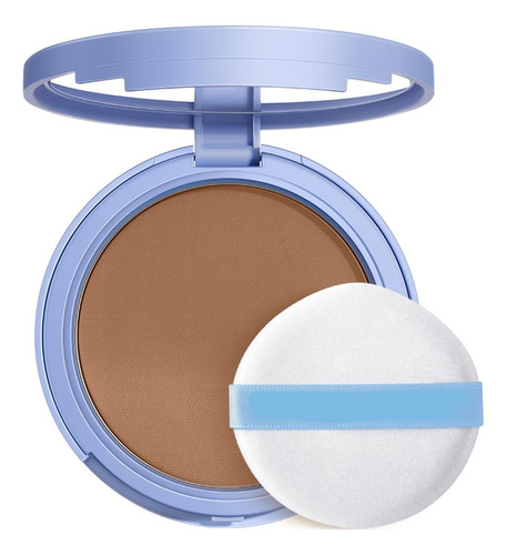 Conjunto De Polvo Compacto Facial, Controla Brillo, Acabado
