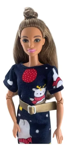 Ropa Muñeca Barbie Set De Navidad X 4 Piezas