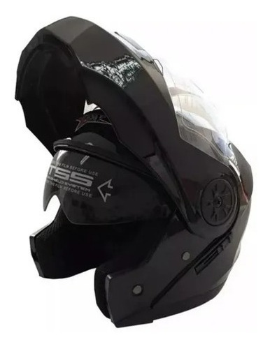 Casco Abatible Moto Certificado Doble Mica Colores