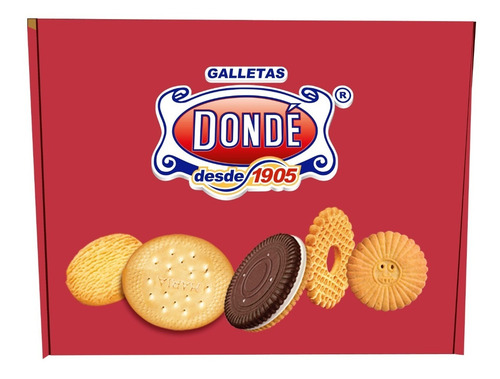 Galletas Dondé, Maletín De Galletas Dulces (32 Piezas)