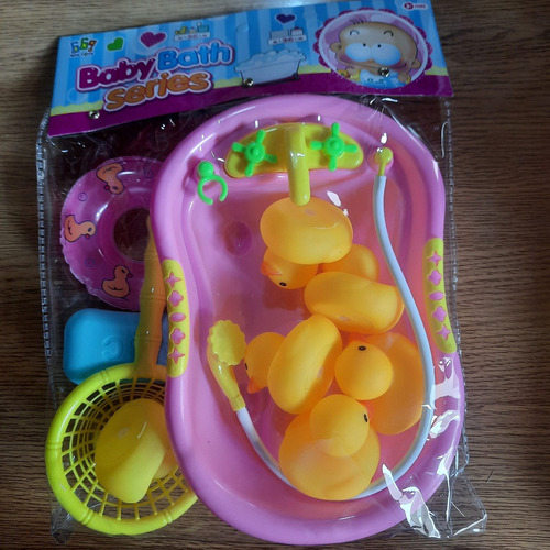 Set X10 Piezas De Baño Para Bebes Niño Y Niña Patos De Hule