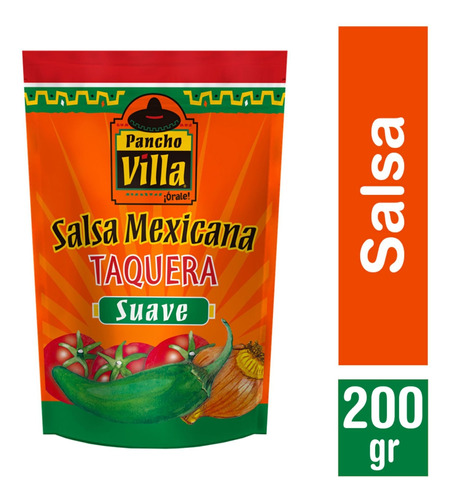 Pancho Villa Salsa Mexicana Suave 200 Gr