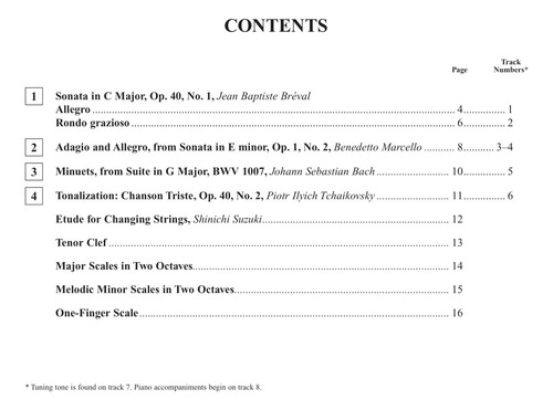Suzuki Cello School, Cello Part Volume 4, International Edit