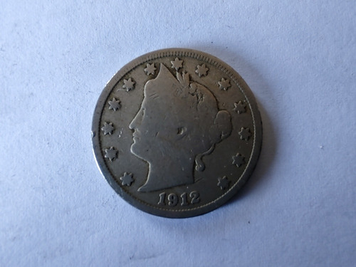 Moneda Estados Unidos 5 Cents 1912 (&333 (Usado)