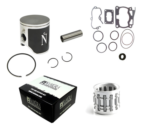 Piston Y Empaques: Yamaha Yz 125cc 2001 +0.01mm