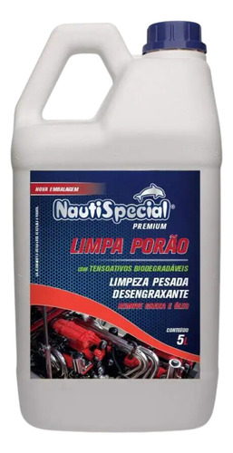 Limpa Costado Premium Nautispecial Lancha Barco - 5 Litro Cor Branco