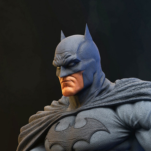 Batman Clássico - Em Resina Pintada No Aerógrafo Pro.