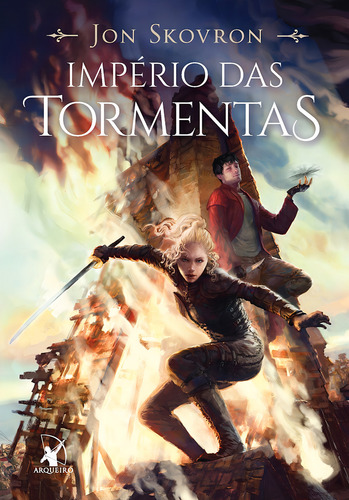 Império das Tormentas, de Skovron, Jon. Editorial Editora Arqueiro Ltda., capa mole em português, 2018